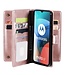 Roze Wallet Bookcase Hoesje voor de Motorola Moto E7