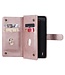 Roze Wallet Bookcase Hoesje voor de Motorola Moto E7