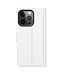 Wit Lychee Bookcase Hoesje voor de iPhone 13 Pro