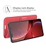 Rood Lychee Bookcase Hoesje voor de iPhone 13 Pro