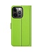 Groen Lychee Bookcase Hoesje voor de iPhone 13 Pro