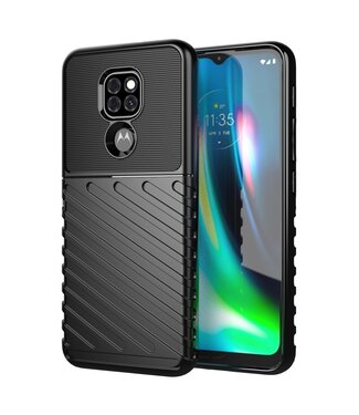 Zwart Twil TPU Hoesje Motorola Moto G9 Play