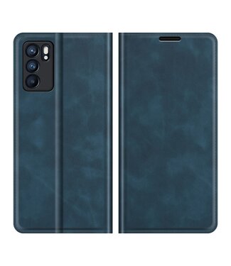 Blauw Bookcase Hoesje Oppo Reno 6 5G