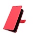 Rood Lychee Bookcase Hoesje voor de Motorola Moto G9 Play