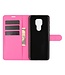 Roze Lychee Bookcase Hoesje voor de Motorola Moto G9 Play