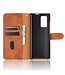 Bruin Bookcase Hoesje voor de LG Wing 5G