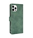 Groen Skin Touch Bookcase Hoesje voor de iPhone 13 Pro