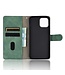 Groen Skin Touch Bookcase Hoesje voor de iPhone 13 Pro