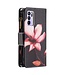 Lotus Bookcase Hoesje voor de Oppo Reno 6 5G