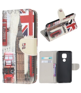 Big Ben Bookcase Hoesje Motorola Moto G9 Play