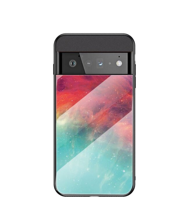 Kleurrijke Sterrenhemel Hardcase Hoesje voor de Google Pixel 6 Pro