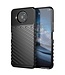Zwart Twill Textuur TPU Hoesje voor de Nokia 8.3 5G
