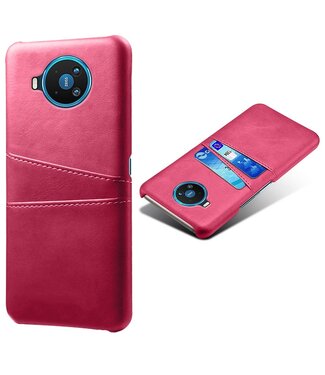 Ksq Roze Faux Lederen Hoesje Nokia 8.3 5G