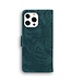 Groen Tijger Bookcase Hoesje voor de iPhone 13 Pro