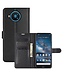 Zwart Lychee Bookcase Hoesje voor de Nokia 8.3 5G