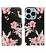 Bloemen Bookcase Hoesje voor de iPhone 13 Pro