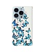 Blauwe Vlinders Bookcase Hoesje voor de iPhone 13 Pro