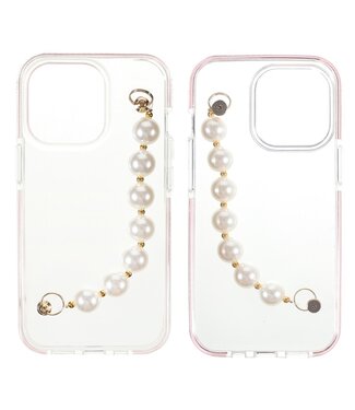 Transparant Parels TPU Hoesje iPhone 13 Pro