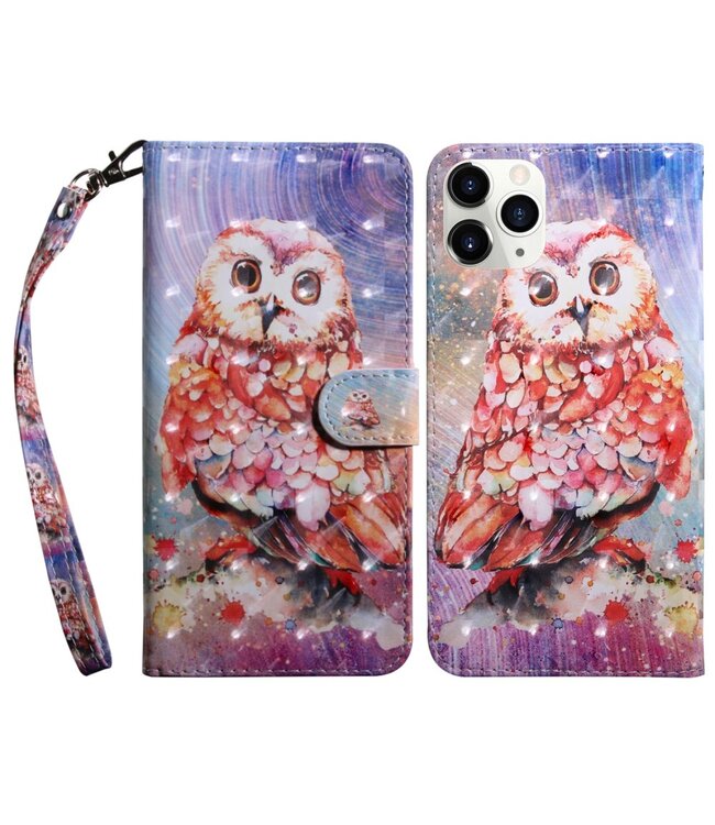 Uil Bookcase Hoesje voor de iPhone 13 Pro