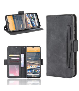 Zwart Pasjeshouder Wallet Bookcase Hoesje Nokia 5.3