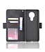 Zwart Pasjeshouder Wallet Bookcase Hoesje voor de Nokia 5.3