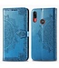 Blauw Mandala Bookcase Hoesje voor de Motorola Moto E6 Plus