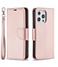 Rosegoud Lychee Bookcase Hoesje voor de iPhone 13 Pro