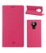 Vili DMX VILI DMX Roze Cross Textuur Bookcase Hoesje voor de Nokia 5.3