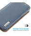 Dux Ducix Dux Ducix Blauw Split Lederen Bookcase Hoesje voor de iPhone 13 Pro