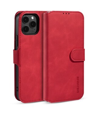 Rood Retro Bookcase Hoesje iPhone 13 Pro