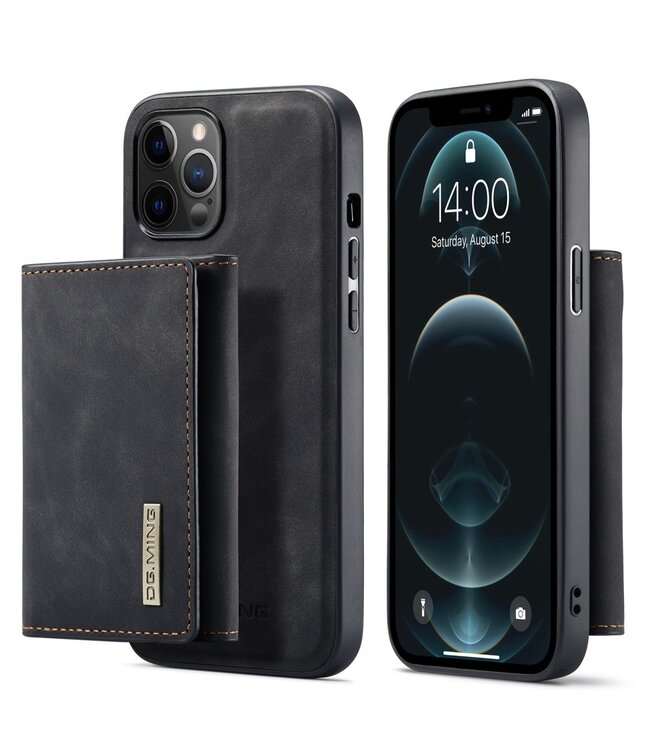 DG.Ming DG.Ming Zwart Draadloos opladen Hardcase Hoesje voor de iPhone 13 Pro