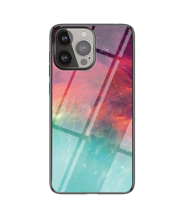 Kleurrijke Sterrenhemel Hardcase Hoesje voor de iPhone 13 Pro