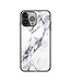 Wit Marmer Hardcase Hoesje voor de iPhone 13 Pro