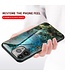 Wit Marmer Hardcase Hoesje voor de iPhone 13 Pro