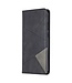 Zwart Geometrisch Patroon Bookcase Hoesje voor de Nokia 5.3