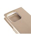 Mercury Mercury Goospery Goud Bookcase Hoesje voor de iPhone 13 Pro