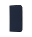 Blauw Effen Bookcase Hoesje voor de iPhone 13 Pro