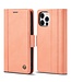 LC.IMEEKE LC.IMEEKE Roze Bookcase Hoesje voor de iPhone 13 Pro