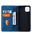 Blauw Skin Touch Bookcase Hoesje voor de iPhone 13 Pro