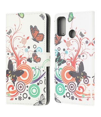 Vlinders Bookcase Hoesje Motorola Moto G10