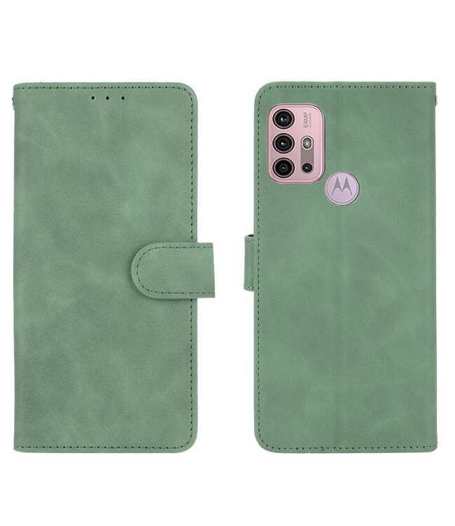 Groen Bookcase Hoesje voor de Motorola Moto G10