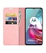 Roze Bookcase Hoesje voor de Motorola Moto G10