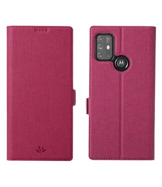 Vili DMX Roze Bookcase Hoesje Motorola Moto G10