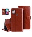 Idewei Idewei Bruin Bookcase Hoesje voor de Motorola Moto G10