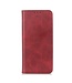 Rood Split Lederen Bookcase Hoesje voor de Sony Xperia 5 III