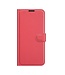 Rood Lychee Bookcase Hoesje voor de Motorola Moto G10