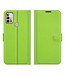 Groen Lychee Bookcase Hoesje voor de Motorola Moto G10