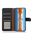 Khazneh Khazneh Zwart Genuine Lederen Bookcase Hoesje voor de Sony Xperia 5 III