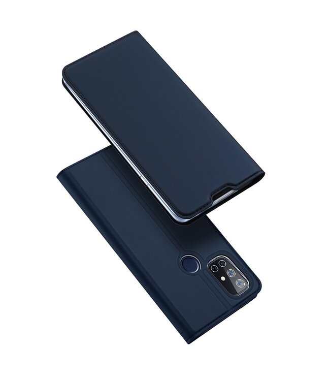 Dux Ducix Dux Ducix Blauw Bookcase Hoesje voor de OnePlus Nord N10 5G