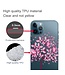 Roze Bloemen TPU Hoesje voor de iPhone 13 Pro Max
